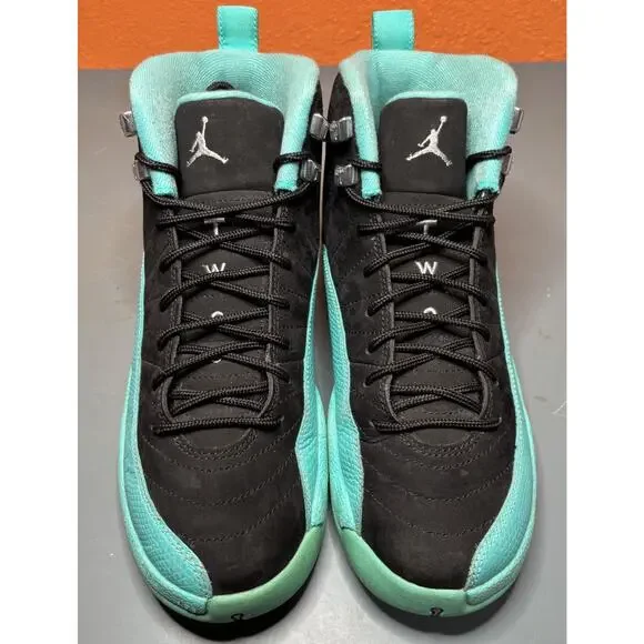 Air Jordan 12 Hyper Jade Mens Size 7 ***Pre-Owned - Picture 3 of 5